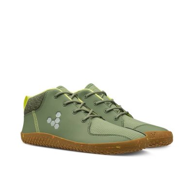 Vivobarefoot Primus Bootie All Weather - Juniorit Vegan Kengät Vihreä - MTD146529